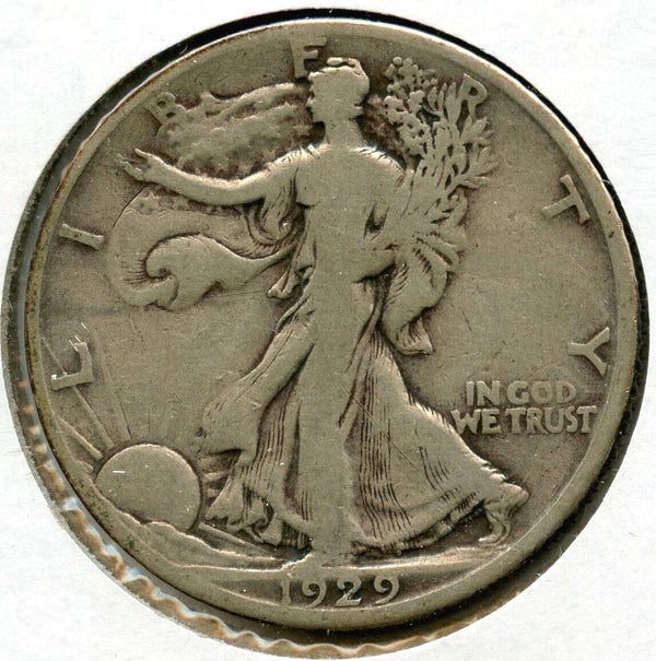 1929-S Walking Liberty Silver Half Dollar - San Francisco Mint - JL814