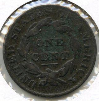 1828 Coronet Head Large Cent Penny - C38