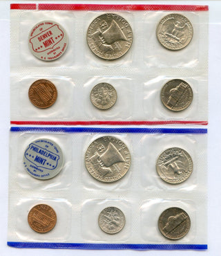 1960 United States Uncirculated Mint Set US Mint 10 Coins P D S - JP635