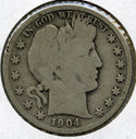 1904-S Barber Silver Half Dollar - San Francisco Mint - A680