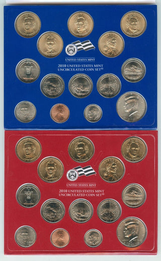 2010-P & D US Uncirculated Mint Set 28 Coin Set United States Philadelphia