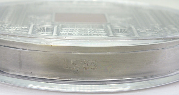 2018 Forbidden City Beijing 999 Silver 1 Kilo $50 Coin Palau Agate Ma Tao - B158