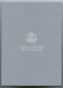 1991 Prestige Coin Set United States Mint OGP Case & COA Certificate - B494