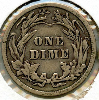 1909 Barber Silver Dime - Philadelphia Mint - BR272