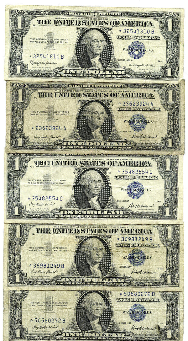 Lot of (100) $1 Silver Certificates 1935 & 1957 - United States Currency - B226