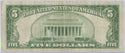 1929 $5 Dollar Federal Reserve Note National Currency Bank of Chicago  DN187