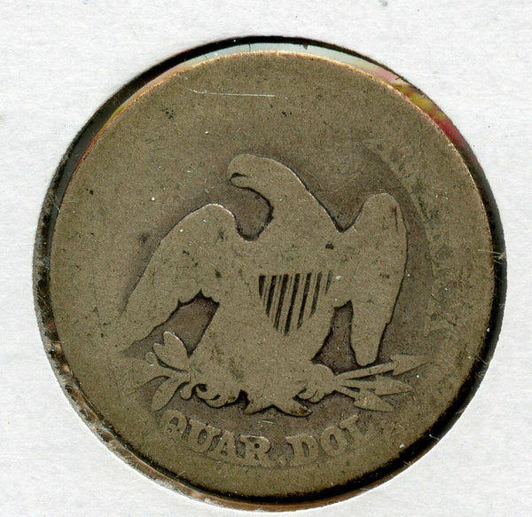 1854 Seated Liberty Silver Quarter - Arrows No Rays - Philadelphia Mint - JM156