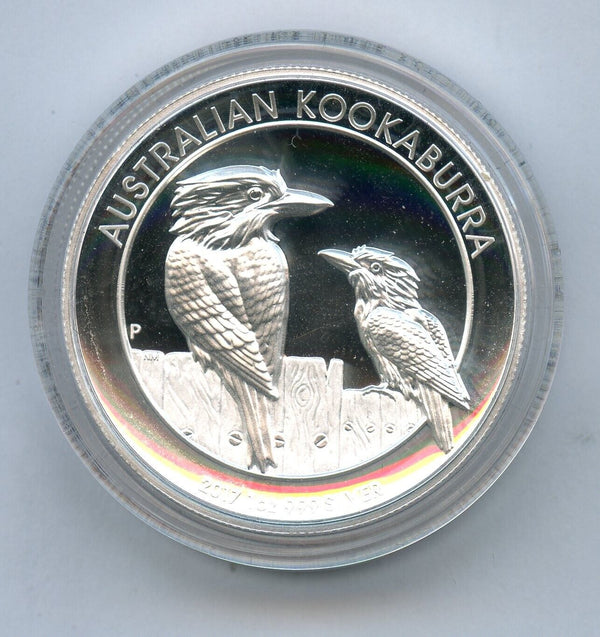 2017 Australia Kookaburra 1 Oz Silver High Relief $1 Dollar Coin - JN603