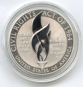 2014 Civil Rights Act of 1964 Proof Silver Dollar US Mint OGP Coin CR1 - C446