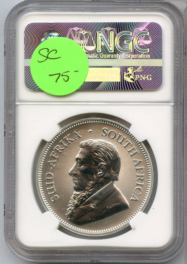 2017 South Africa Krugerrand 1 Oz 999 Silver NGC SP70 1 Rand Coin - JP283