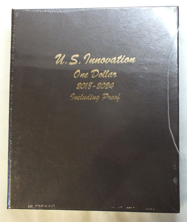 U.S. Innovation Dollars 2018 - 2024 Set Folder Dansco 8188 Album + Proofs - B66