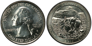 2011-D Glacier Montana National Parks NP ATB 25C Unc Quarter Denver mint 014