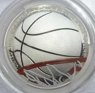 2020-P Basketball Hall of Fame PCGS PR69DCAM Colorized Coin First Strike - A911