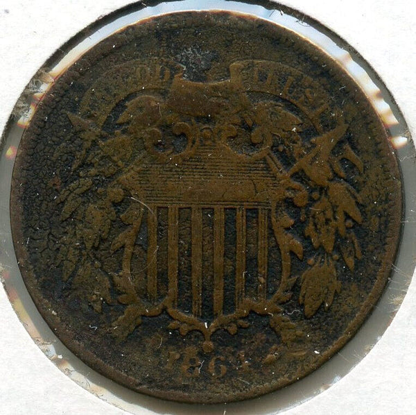 1864 2-Cent Coin - Two Cents - Cull - CA952