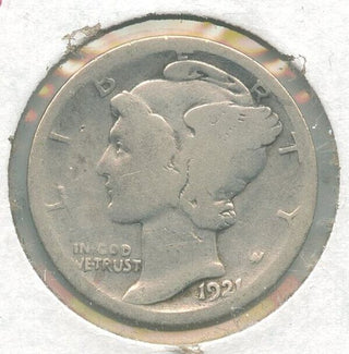 1921-P  Mercury Silver Dime - Philadelphia Mint - ER495