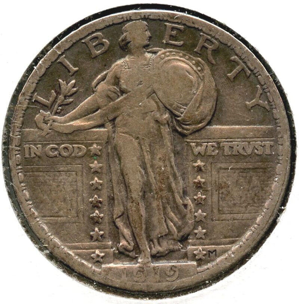 1919 Standing Liberty Silver Quarter - Philadelphia Mint - CC384