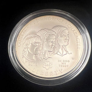 2013 Girl Scouts Of The USA Commemorative Silver Centennial Silver Dollar -KR557