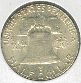 1949 S Silver Ben Franklin Half Dollar UNC 50C San Francisco Mint -DN755