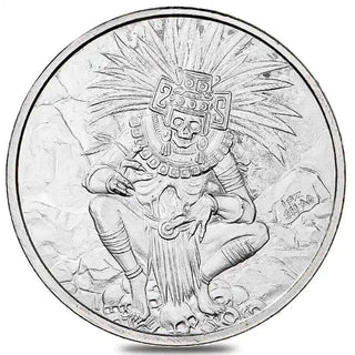 Aztec God of Death Mictlantecuhtli 1 Oz 999 Fine Silver Round Medallion -  JP670