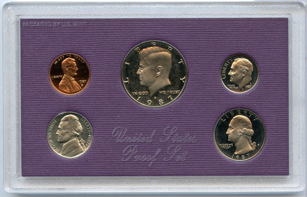1987 United States 5-Coin Proof Set - US Mint OGP