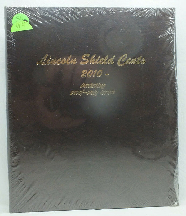 Lincoln Shield Cents 2010 -  On  1C 2 Page Dansco New Coin Album 8104 LG834
