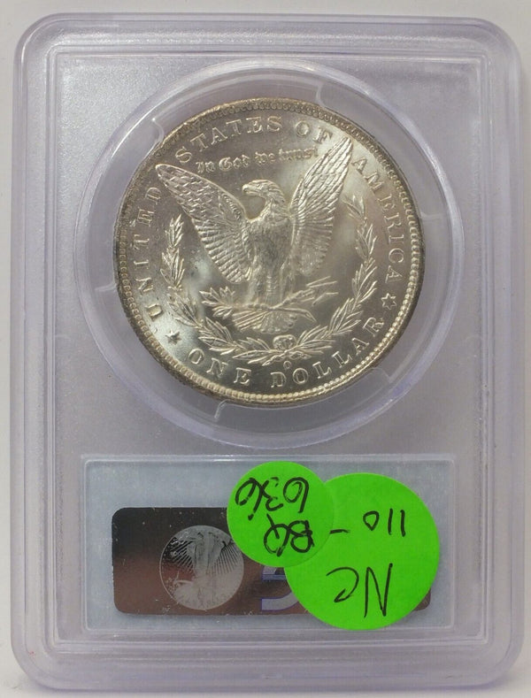 1885-O Morgan Silver Dollar PCGS MS63 Certified $1 New Orleans Mint BQ636