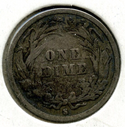 1895 S Barber Silver Dime - San Francisco Mint - DM699