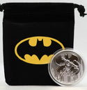 2021 Batman 1 oz Silver $2 Coin Niue DC Comics Justice League + Pouch Bag