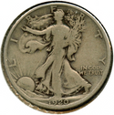 1920-D Walking Liberty Silver Half Dollar - Denver Mint - JL808