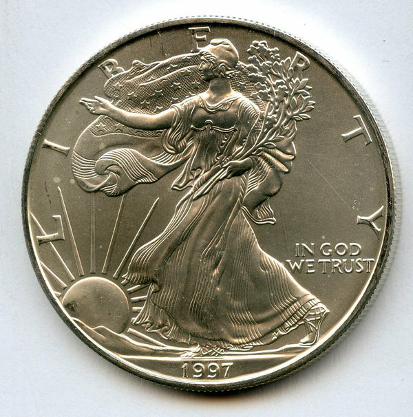 1997 American Eagle 1 oz Fine Silver Dollar - US Mint Bullion One Ounce - RC354