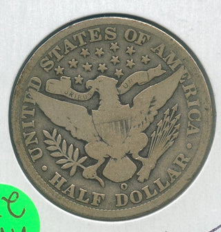 1905-O Silver Barber Half Dollar 50c New Orleans Mint  - KR277