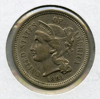 1881 3-Cent Nickel - Three Cents - DM545