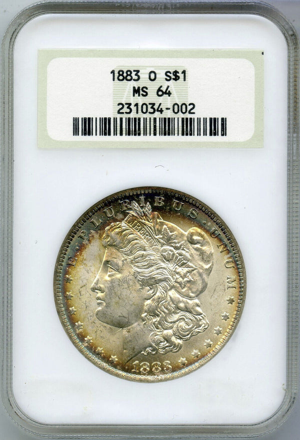 1883-O Morgan Silver Dollar NGC MS64  -New Orleans Mint-DM471