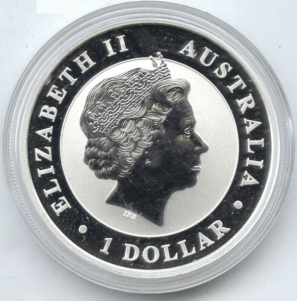 2018 Australia Kookaburra 9999 Silver 1 oz $1 Coin Elizabeth II ounce - A639