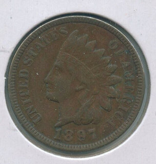 1897-P Indian Head Cent Penny 1c Philadelphia Mint - KR109