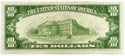 1934 $10 Silver Certificate - United States Currency Note - E836