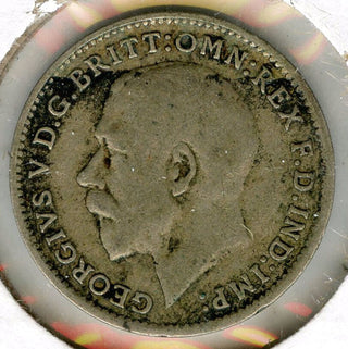 1920 Great Britain Silver Coin - Threepence - King George V - CC790