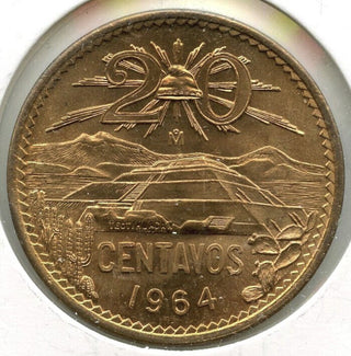 1964 Mexico Coin 20 Centavos - Estados Unidos Mexicanos - C86
