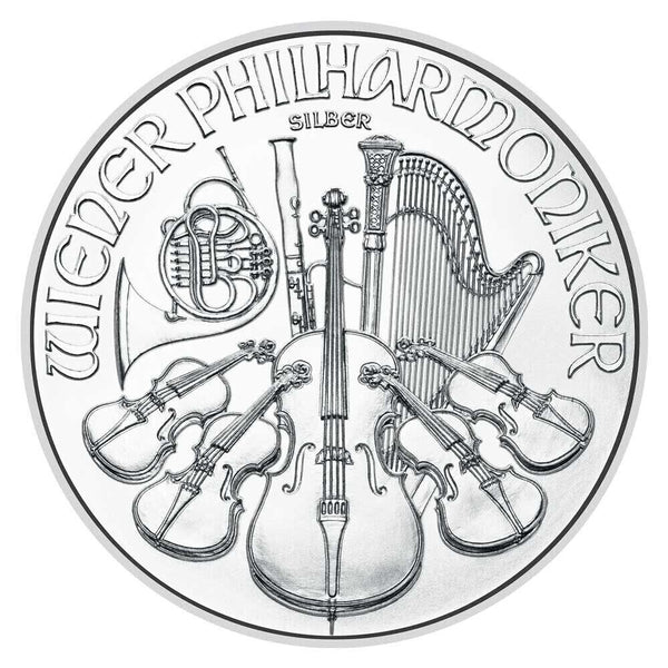 2024 Austria Philharmonic 1 Oz 999 Silver 1.5 Euro Coin Gem Uncirculated - JP685