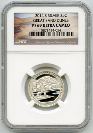 2017-S Great Sand Dunes Proof Quarter NGC PF 69 Ultra Cameo  -DN616