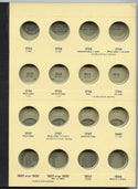 Half Cent Pennies 1793 - 1857 Library of Coins Vol. 36 Penny Set Folder - A781