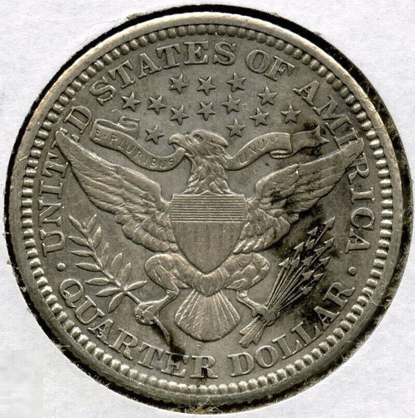 1908 Barber Silver Quarter - Philadelphia Mint - A576