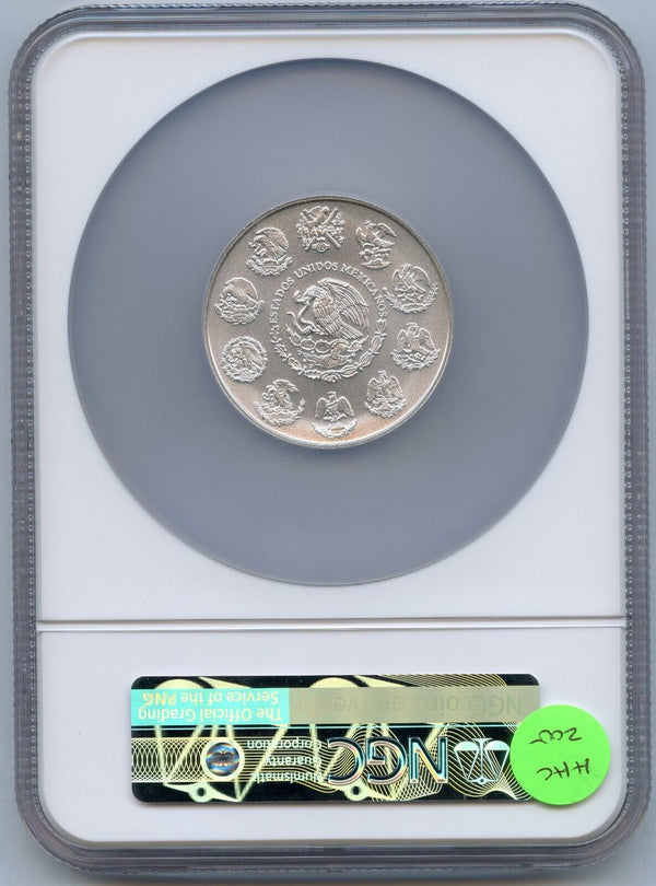 2021 Mexico Libertad 2 Oz Silver Onza NGC MS70 Certified Coin Moneda Plata JP274