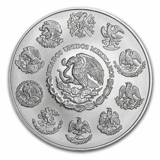 2022 Mexico Libertad 5 Oz Silver 999 Plata Pura Coin BU Uncirculated Onza JN890