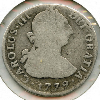 1779 Lima Peru Coin 2 Reales - Carolus III - B164