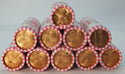 Lot of 10 1987-D Lincoln Memorial Cents 10C Rolls 500 Coins Uncirculated LH143