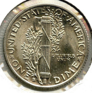 1941-S Mercury Silver Dime - Uncirculated - San Francisco Mint - G820