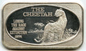 Cheetah Extinction 1974 Art Bar 999 Silver 1 oz ingot Medal Wildlife - A102
