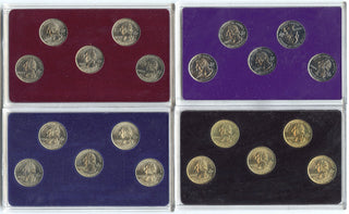 2000 State Quarters 20-Coin Set - Gold Platinum Denver Philadelphia - G952