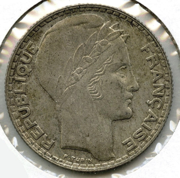 1931 France Silver Coin - 10 Francs - Liberte Egalite Fraternite - A381